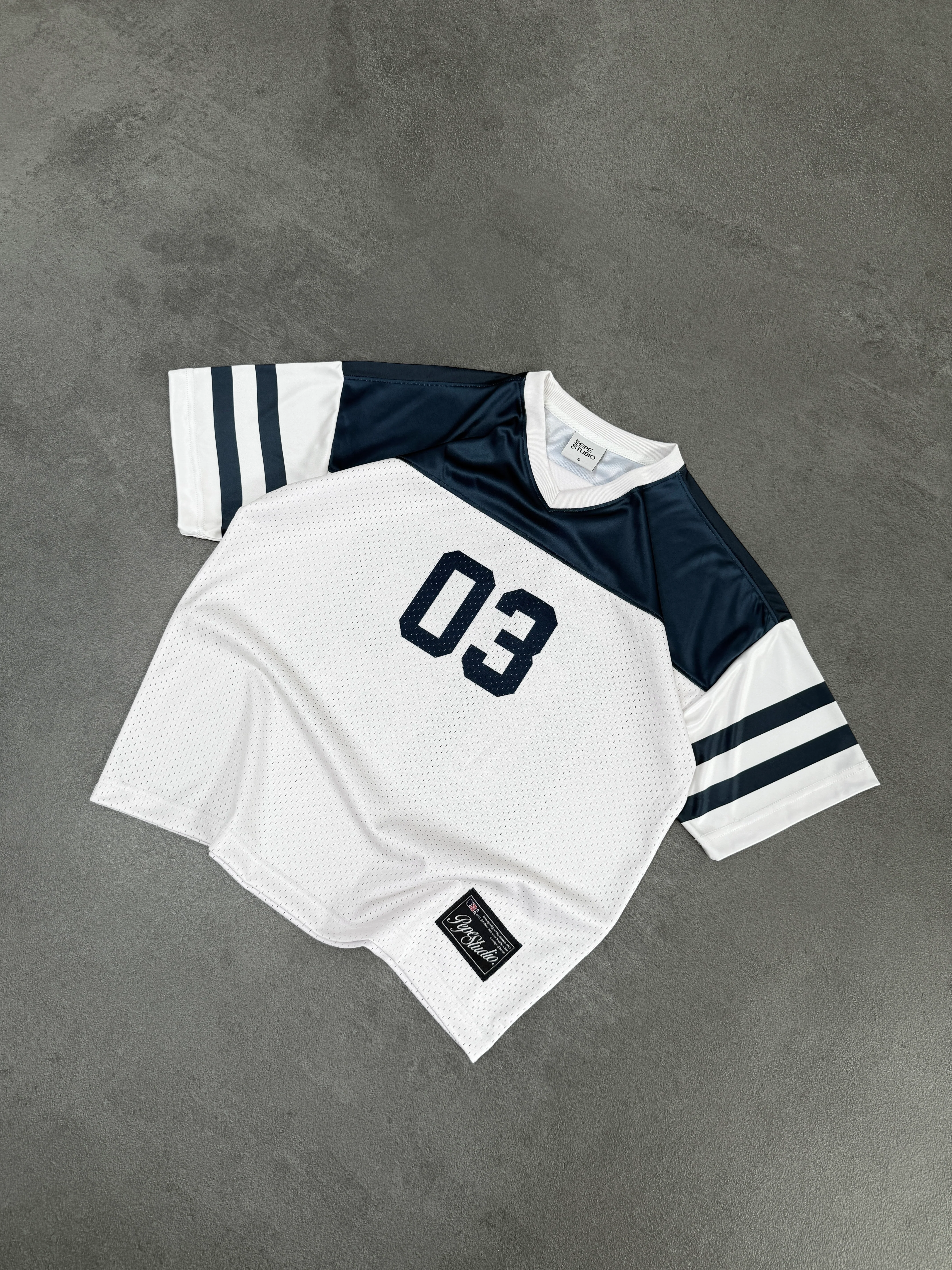 ATHLETIC MESH JERSEY – NAVY - Image 6